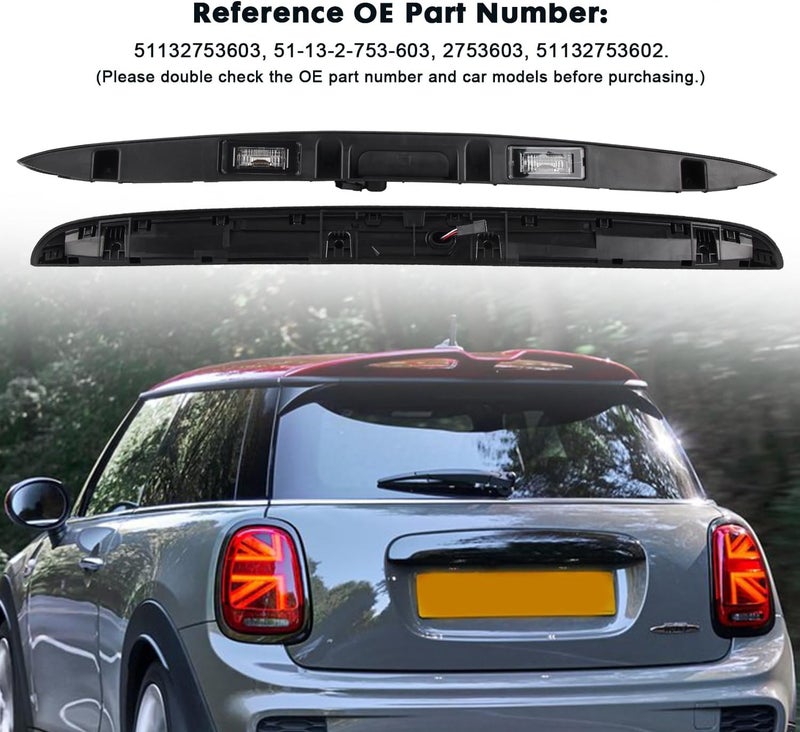 DOCAS Rear Trunk Hatch Handle with Lamp for Mini Cooper - Image 2