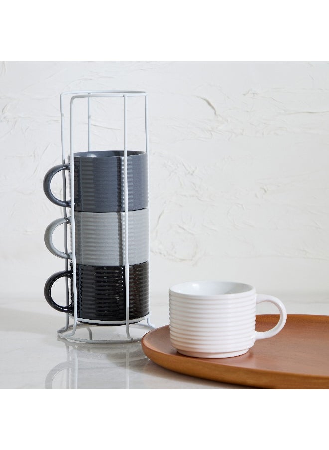 Home Box Davis 4-Piece Coffee Mug Set - 300 ml  - Image 1