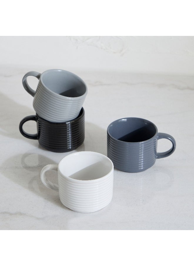 Home Box Davis 4-Piece Coffee Mug Set - 300 ml  - Image 2