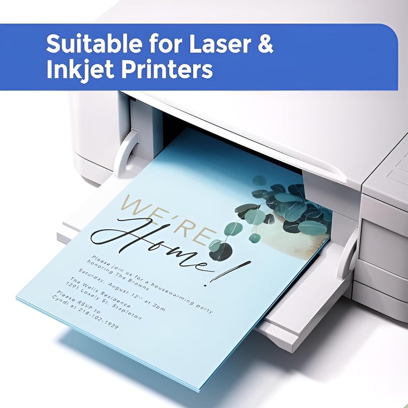 OPENFIRST ورق A3 أزرق أزوري متميز – 80 جرام سمك ناعم للغاية | أوراق ملونة قابلة للطباعة من الجانبين للفواتير، المكتب، الحرف، الرأسية والمشاريع | عبوة من 50 ورقة - Image 3