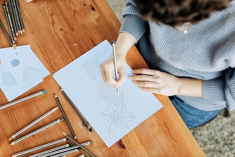 OPENFIRST ورق A3 أزرق أزوري متميز – 80 جرام سمك ناعم للغاية | أوراق ملونة قابلة للطباعة من الجانبين للفواتير، المكتب، الحرف، الرأسية والمشاريع | عبوة من 50 ورقة - Image 4