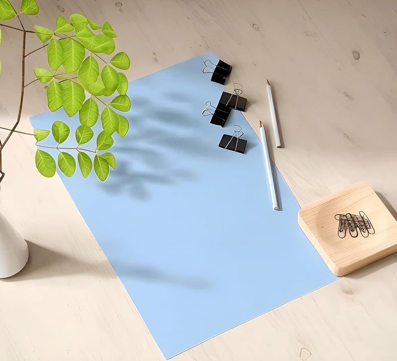 OPENFIRST ورق A3 أزرق أزوري متميز – 80 جرام سمك ناعم للغاية | أوراق ملونة قابلة للطباعة من الجانبين للفواتير، المكتب، الحرف، الرأسية والمشاريع | عبوة من 50 ورقة - Image 2