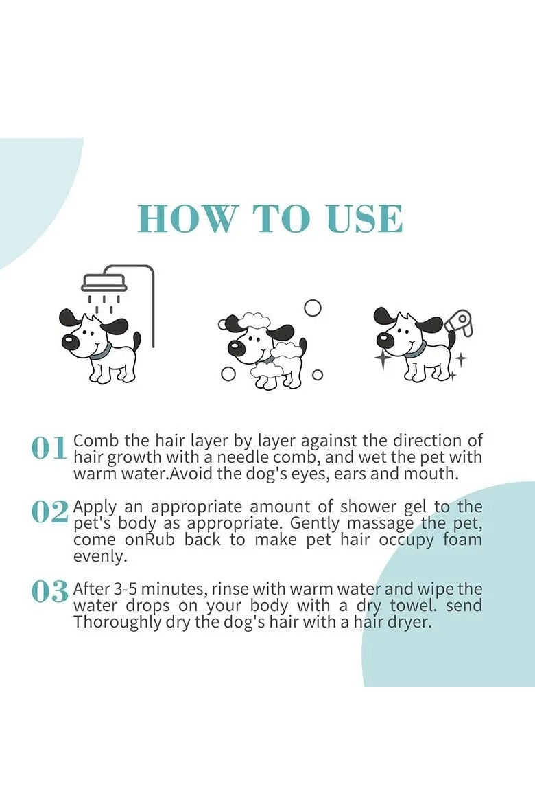 Bioline Deshedding Shampoo for Dogs – 250ml | Coconut Oil & Biotin, Deodorizing, pH Balanced, Anti-Shedding, Soft & Healthy Coat - Image 2