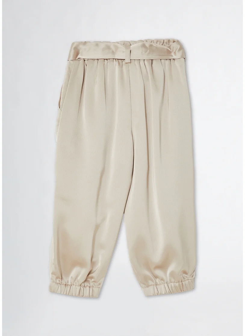 ليو جو Satin Trousers