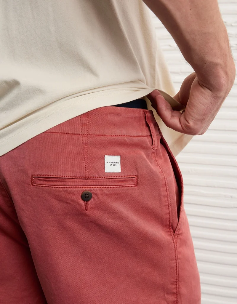 American Eagle  AE 7" Flex Khaki Short for Men | Best Price UAE