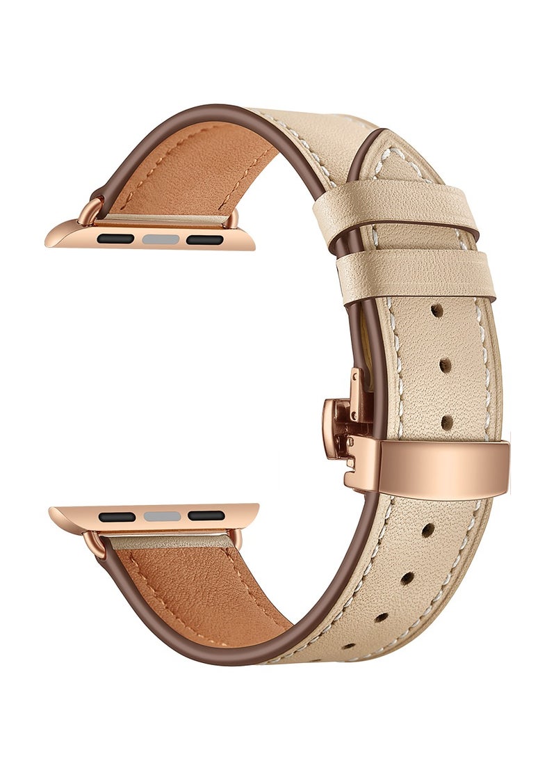 FITME Leather Replacement Band  For Apple Watch 42/44/45/49mm  - Image 1
