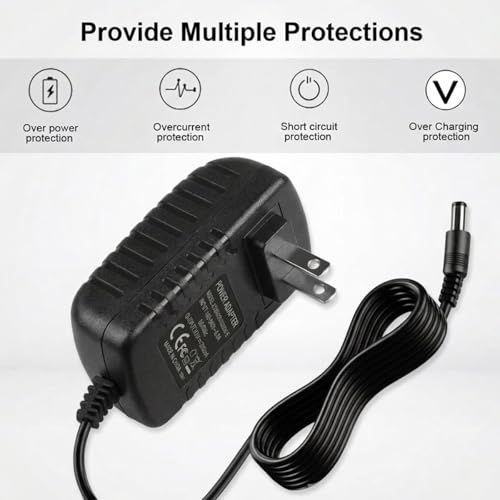 AlloverPower DC 5V 1A 2A Charger for Victrola Record Player Power Cord, for Vinyl Suitcase Turntable Player VSC-550BT VSC-550BT-BK Vintage 3-Speed AC Adapter FJ-SW0501500DU Replacement - Image 5