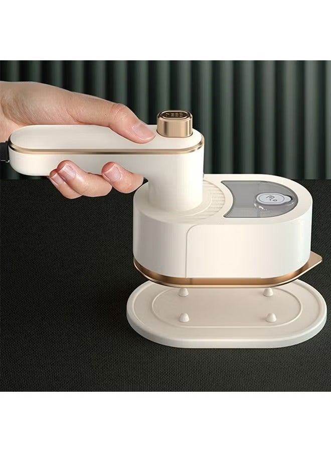 MIXDE Foldable Mini Iron 50ml Water Tank Wet Dry Steam Iron for Clothes Fabric Wrinkle - Image 1
