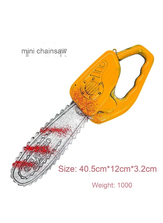 NIBEMINENT Halloween Prank Toy - Bloody Realistic Plastic Chainsaw