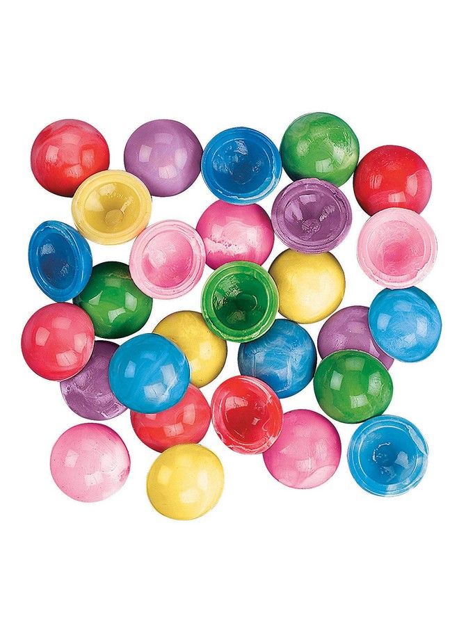 Fun Express Mini Marbleized Rubber Poppers Toys Bulk Set Of 144 Pop Ups In Bright Marbleized Colors Party Favors And Giveaways - Image 2
