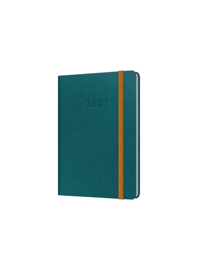 Collins 2026-2027 Mid/Academic Year Planner - 13 Month A6 Week-to-View - Hard Cover - Collins Debden Legacy Range Teal (CL63M.53-2627) - Image 1
