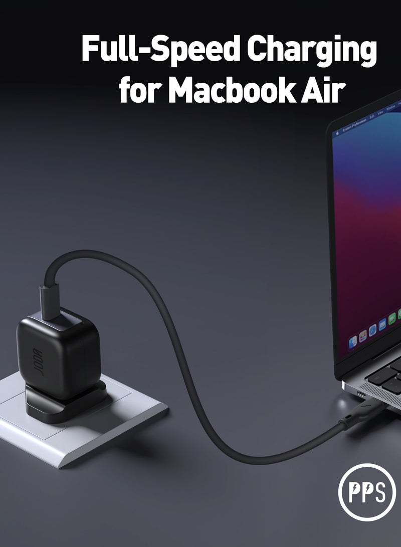 جودا شاحن جداري  جودا  بقوة 30 واط بمنفذ تايب سي – اسود شاحن سريع 30W ⚡ شاحن GaN 20W ⚡ شاحن جودا Type-C 🔌 شاحن USB Type-C 🔋 شاحن مدمج 📱 شاحن سريع للهواتف 📱ايفون⚡ محول  GaN سريع ⚡🔋شاحن للأجهزة المحمولة 📱💻شاحن للجهاز المحمول 📱🔋شاحن شحن سريع 30  وات ⚡💨شاحن للهواتف الذكية 📱📲شاحن للتابلت والساعات الذكية ⌚فيش  جودا للشحن السريع ⚡🔌 - Image 4