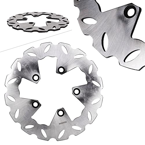 GZYF 1PC Stainless Steel Motor Floating Disc Rotors Rear Brake Rotors For DOWNTOWN i 200 300 ABS 2009-2011 Silver - Image 2