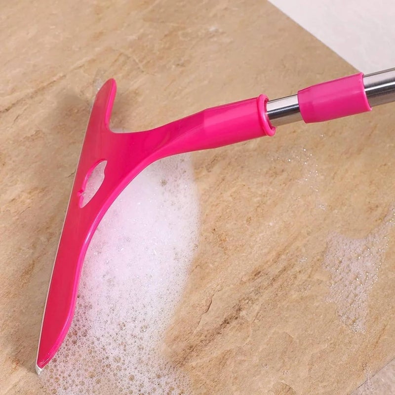 Quaxly Cleaning Glass Wiper Window Cleaner Long Handle Glass Kitchen and Bathroom Tool Pack of 1 - Image 4