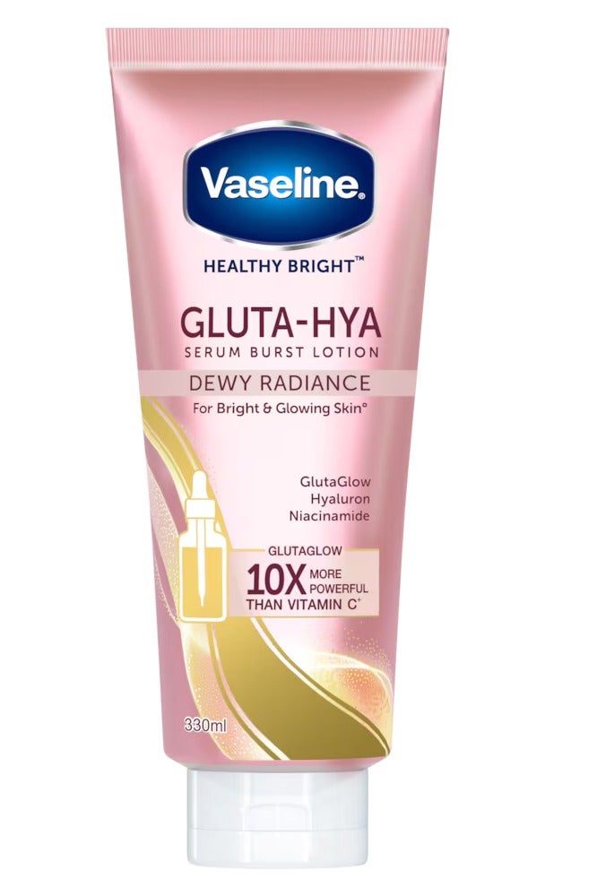 Vaseline Healthy Bright Gluta-Hya Serum Burst Lotion Dewy Radiance, 330 ml - Image 1