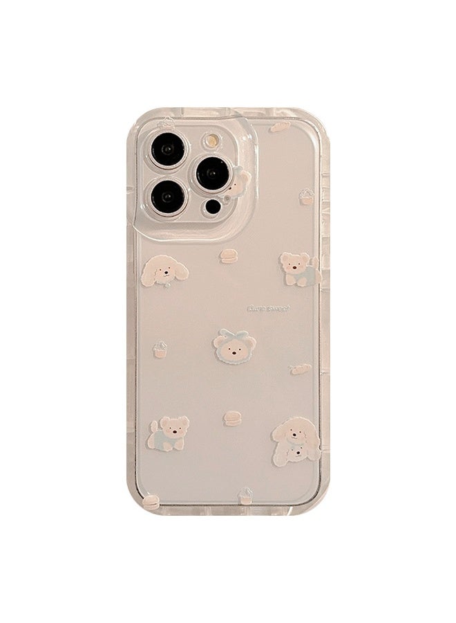 NIBEMINENT Hairband Puppy Protective TPU Case Cover For iPhone 16 - Image 1