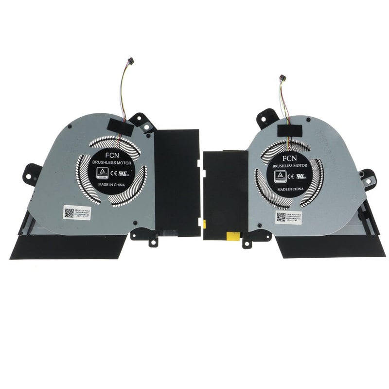 TRADOCK Replacement CPU & GPU Cooling Fan for ASUS ROG Zephyrus GU502GW GU502GV GU502GV-BI7N10 GU502LW GU502LW-BI7N6 GU502LV GU502LWS GX502GW GX502GV Gx502lws FLGN FL6G FMJC, FLG9 FL6H FMJD 12V 1A - Image 5