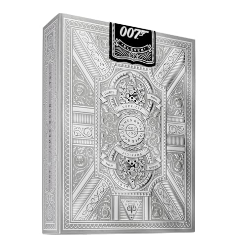 theory11 James Bond Silver Edition Playing Cards 007 Playing Cards Poker Size Standard Index - Image 5