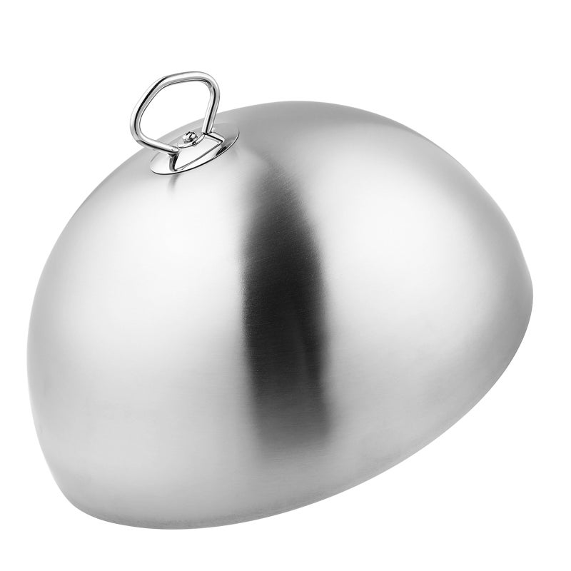 Stainless Steel Food Cover Kitchen Steak Cover Oil- Dish Cover Restaurant Dish Protector - Image 1