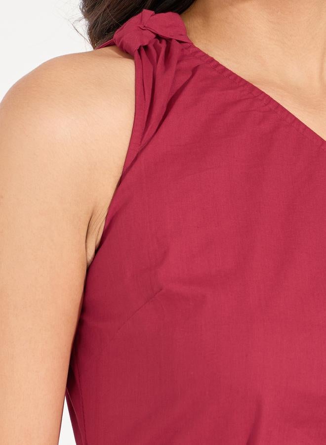 Styli One-Shoulder Ruffle Dress  - Image 3