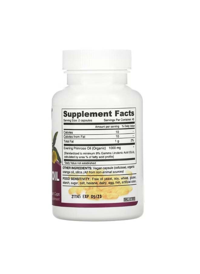 Deva Vegan Premium Evening Primrose Oil 90 Vegan Caps  - Image 2