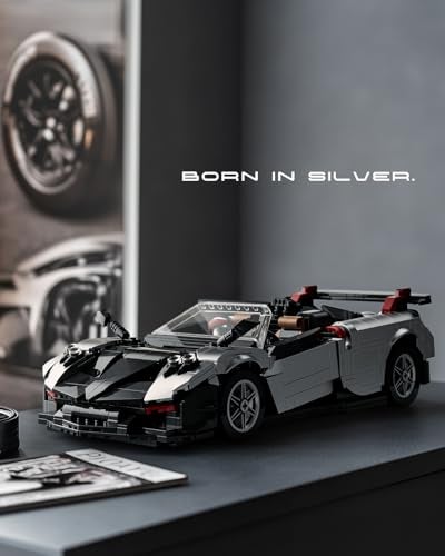 Nifeliz HURYRA Sports Car Building Set 114 Scale Supercar Model Building Set for Display and Collectors Ideal Gift for Adults and Car Lovers 1191 PCS NF10318 - Image 5