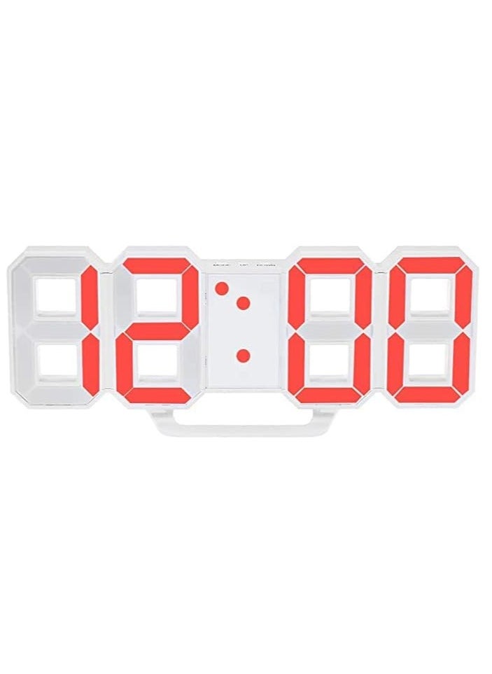 LED Digital Clock with Alarm and Snooze Function (Red)
