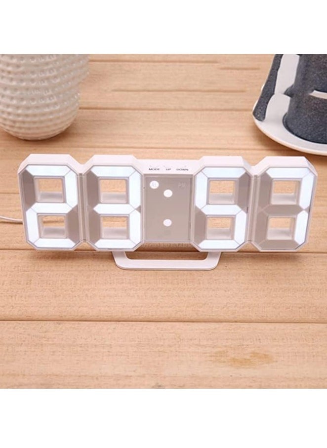 LED Digital Clock with Alarm and Snooze Function (Red)