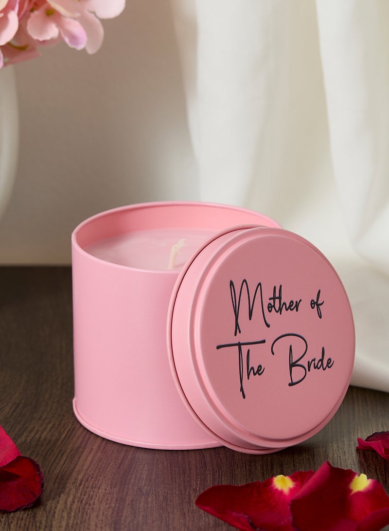 Flamingo Candles Mother Of The Bride Pink Tin Candle - Image 2