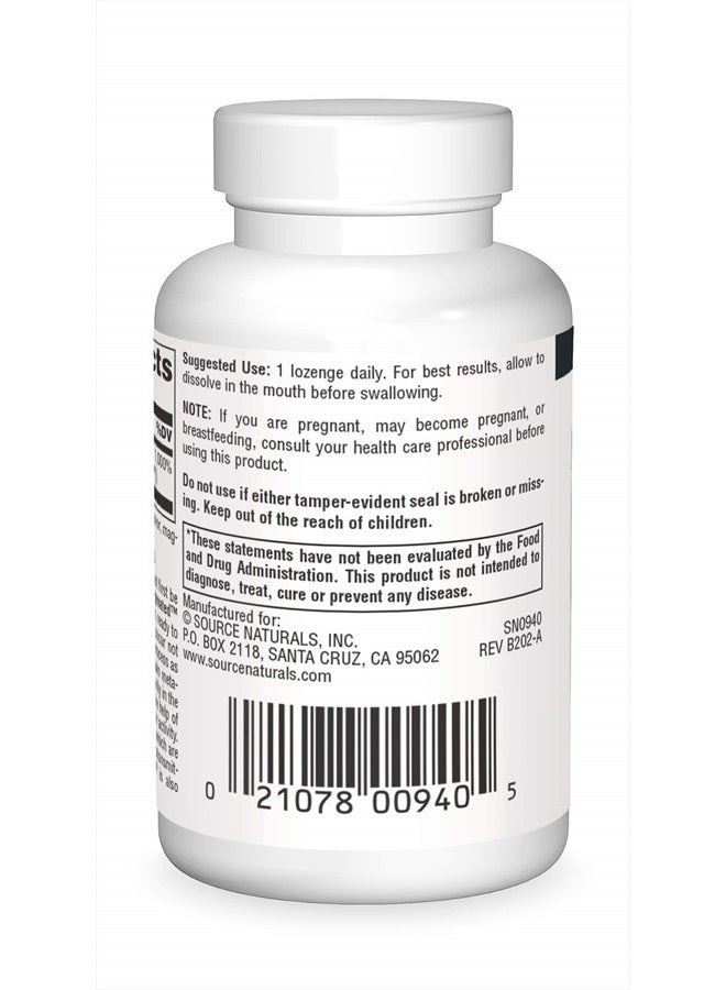 Source Naturals فيتامين ب-6 25 ملغ P-5 بيريدوكسال-5 فوسفات سريع المفعول، يذوب بسرعة تحت اللسان يدعم عملية الأيض للأحماض الأمينية - 30 قرص - Image 2