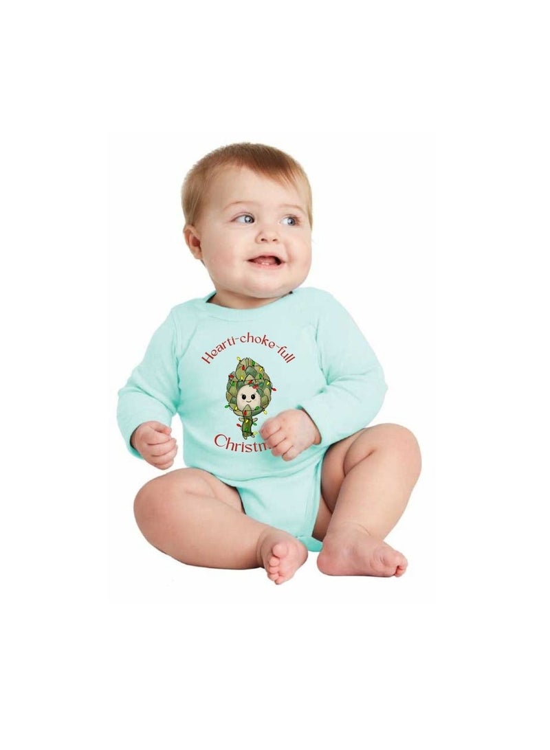 PRINTSHOP4ME Christmas Baby Romper Long Sleeve–Holiday Bodysuit With Festive Design–Perfect For Baby’s First Outfit–Bodysuit For Boys And Girls  - Image 2