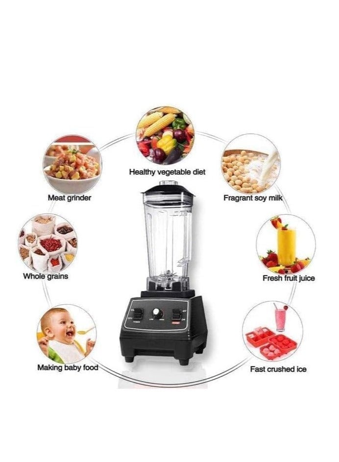 Silver Crest 7000w Heavy Duty Commercial Grade Blender With 2 Jars (Sc-1589, Multicolour) - Image 5