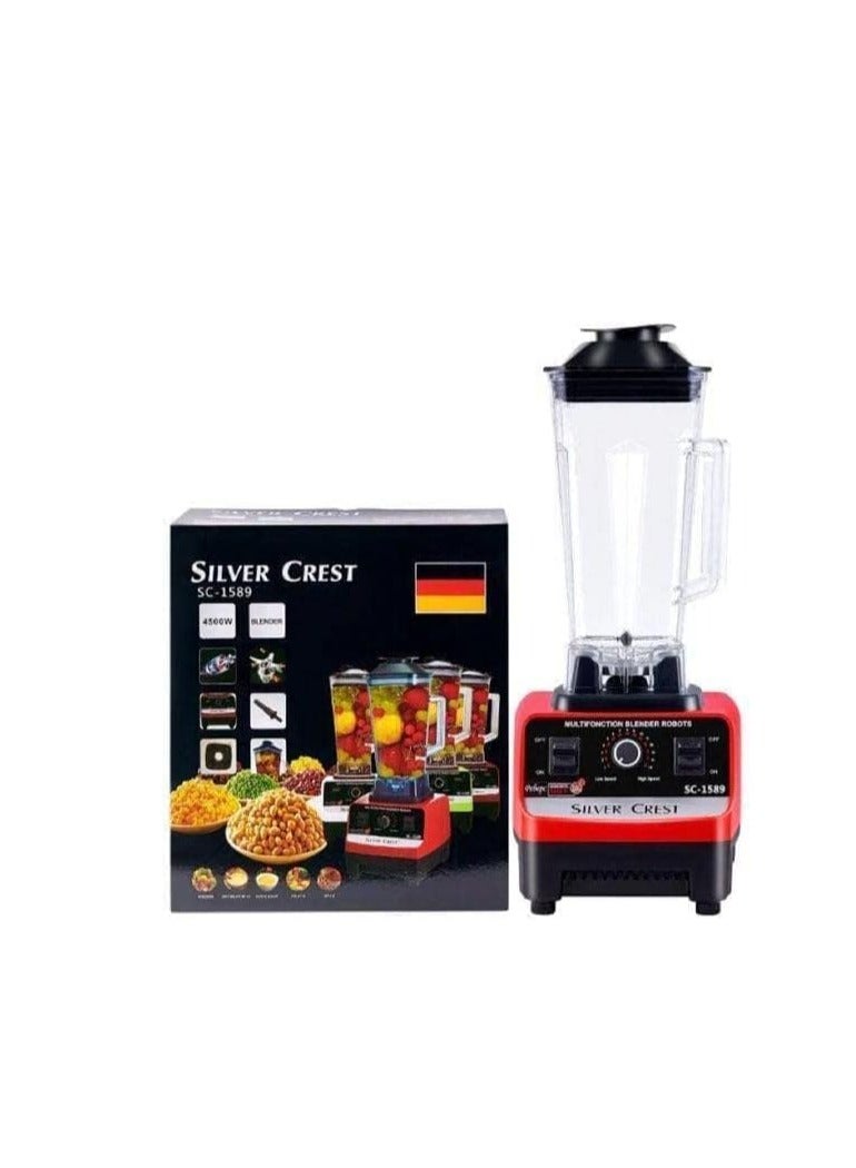 Silver Crest 7000w Heavy Duty Commercial Grade Blender With 2 Jars (Sc-1589, Multicolour) - Image 2