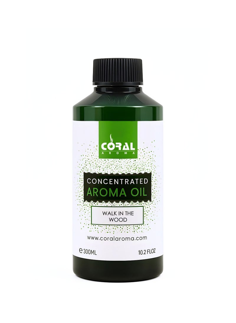 CORAL AROMA - Walk in the Wood Aroma Oil | 300 ml | Scented Diffuser Oil - Image 1
