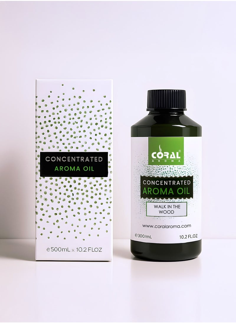 CORAL AROMA - Walk in the Wood Aroma Oil | 300 ml | Scented Diffuser Oil - Image 1