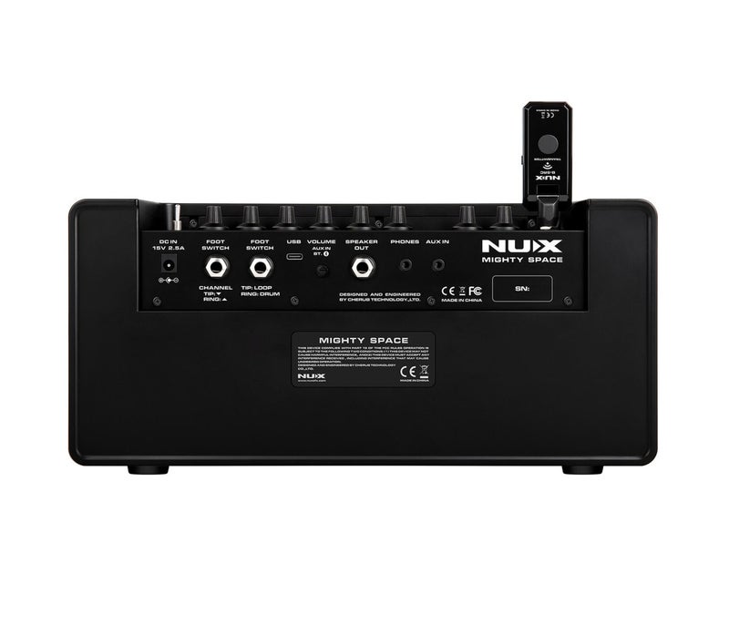 NUX Mighty Space Portable Wireless Stereo Modelling Guitar/Bass Amplifier with Bluetooth - 30Watt - Image 5