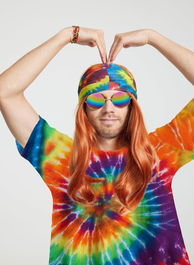 Gionforsy Hippie Costume for Men (Colorful, L) - Image 3