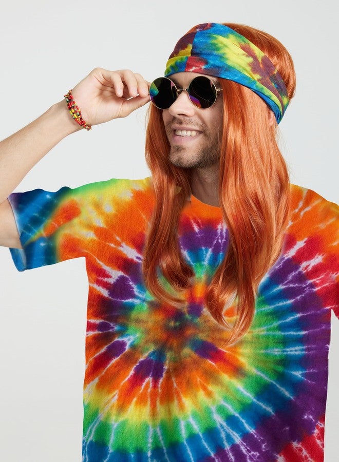 Gionforsy Hippie Costume for Men (Colorful, L) - Image 2