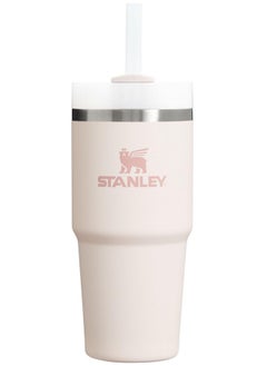Stanley Quencher H2.0 Tumbler with Straw 14 oz | Twist On 3-Way Lid | Cupholder Compatible for Travel | Insulated Stainless Steel Cup | BPA-Free | Rose Quartz 2.0