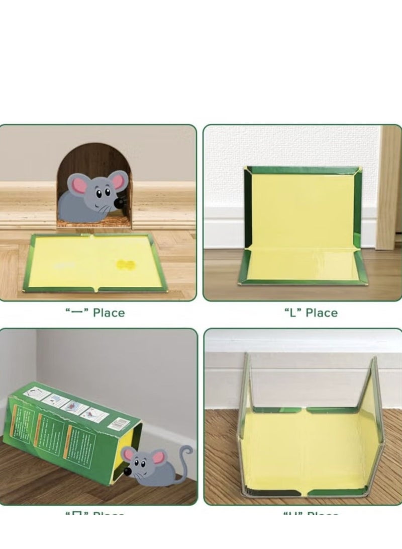 5-Pack Mouse Rat Glue Trap, Strongly Adhesive Sticky Glue Traps for Mice, Mouse Sticky Traps - Image 4
