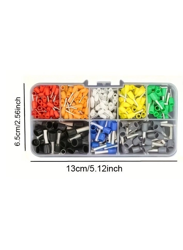 Generic 400pcs Insulated Crimp Terminal Kit – Tubular Wire Connectors, Heat Shrinkable, Aluminum with Tinned Copper Ends for 10AWG-22AWG  - Image 2