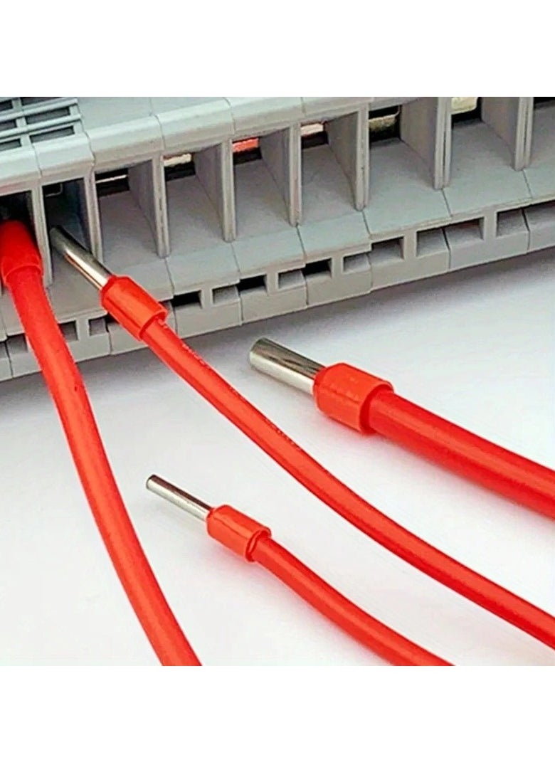 Generic 400pcs Insulated Crimp Terminal Kit – Tubular Wire Connectors, Heat Shrinkable, Aluminum with Tinned Copper Ends for 10AWG-22AWG  - Image 5