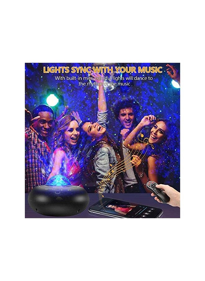 erorex - YYKJ Smart App LED Nebula Galaxy Star Night Light Projector Timer Music Speaker with Remote Control for Kids Adult - Image 1