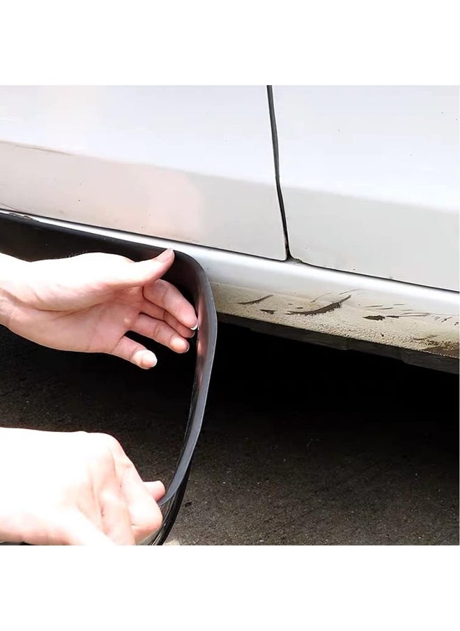 Generic Universal Car Side Skirts, Side Skirts. Universal Rubber Scratch Resistant, Side Skirt Edge Protectors. Protector for Sedans, Trucks, and SUVs, Rubber Bumper Guard  - Image 2