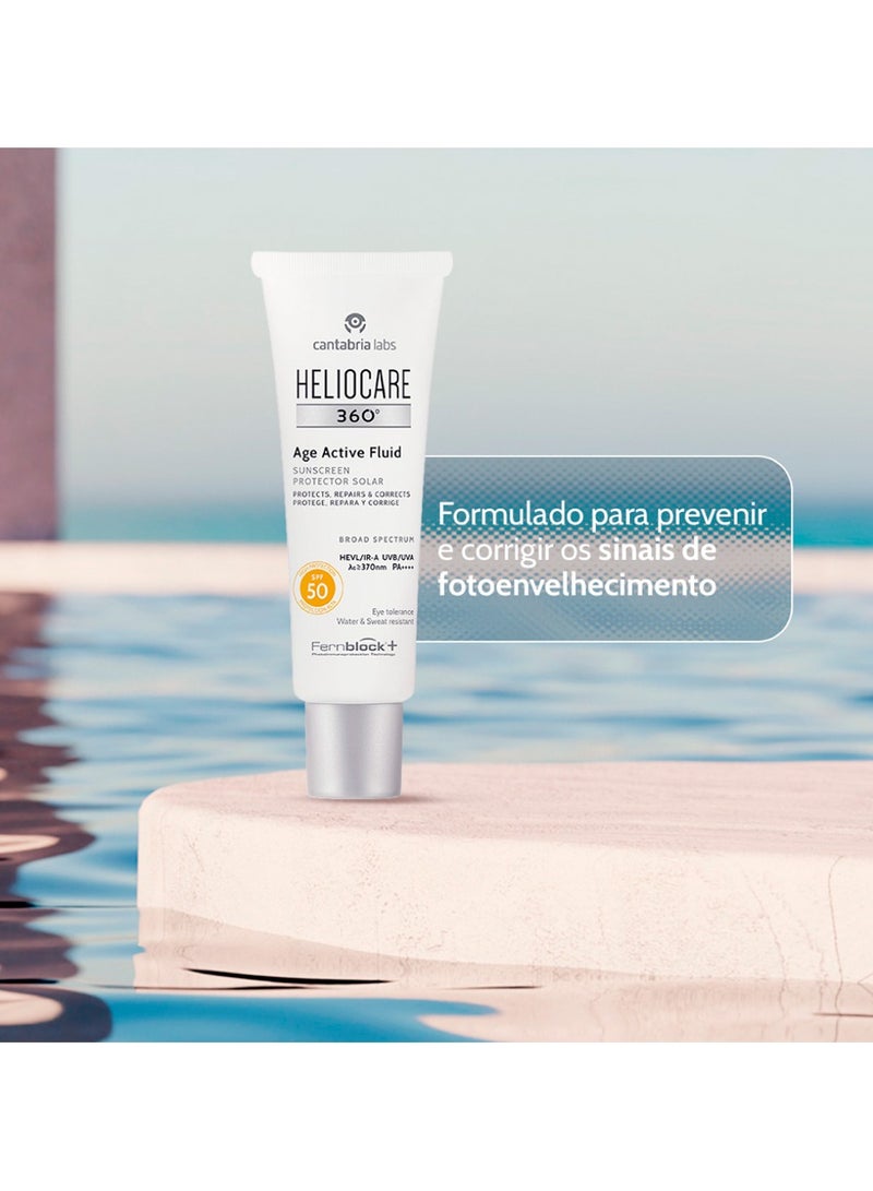 Heliocare 360º Age Active Fluid Sunscreen SPF50 + 50ml - Image 4