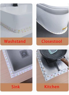 Happy Home Self Adhesive Bathroom Waterproof Mouldproof Sealing Tape Wall Mounted Sealant Tape for Bathtub Cracks Walls 3M Length 2cm Width Multicolor  - Image 4