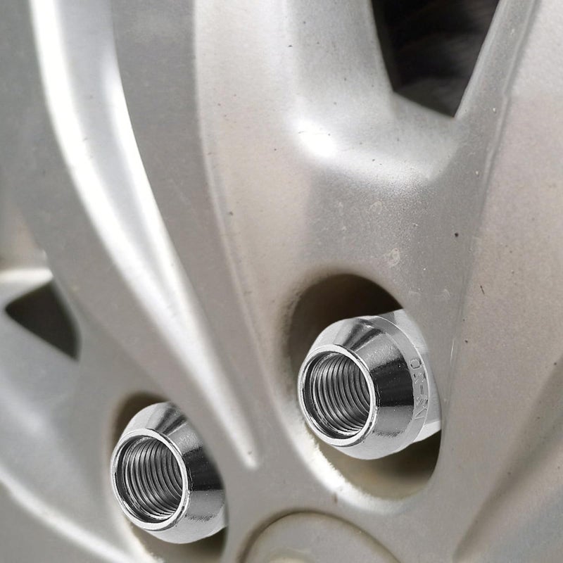 5 Pcs Chrome Car Wheel Lug Studs and Acorn Lug Nuts Set for Tire Modification - Image 5