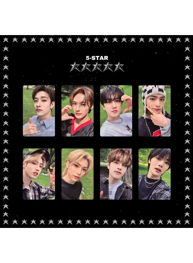 NIBEMINENT 8 Pcs Kpop Stray Kids 5 - STAR Lomo Cards Card For Fans Collection Gifts - Image 1