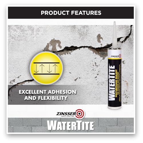Zinsser 10.1 oz Zinsser 5091 Clear WaterTite Polyurethane Sealant for Concrete and Masonry - Image 2