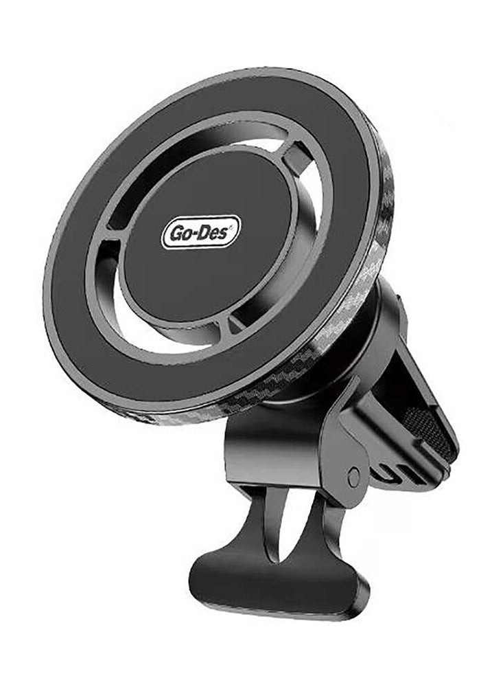 GO-DES Magsafe Magnetic Feature 360° Rotatable Ventilation and Flat Floor Phone Holder(GD-HD911 ) - Image 1
